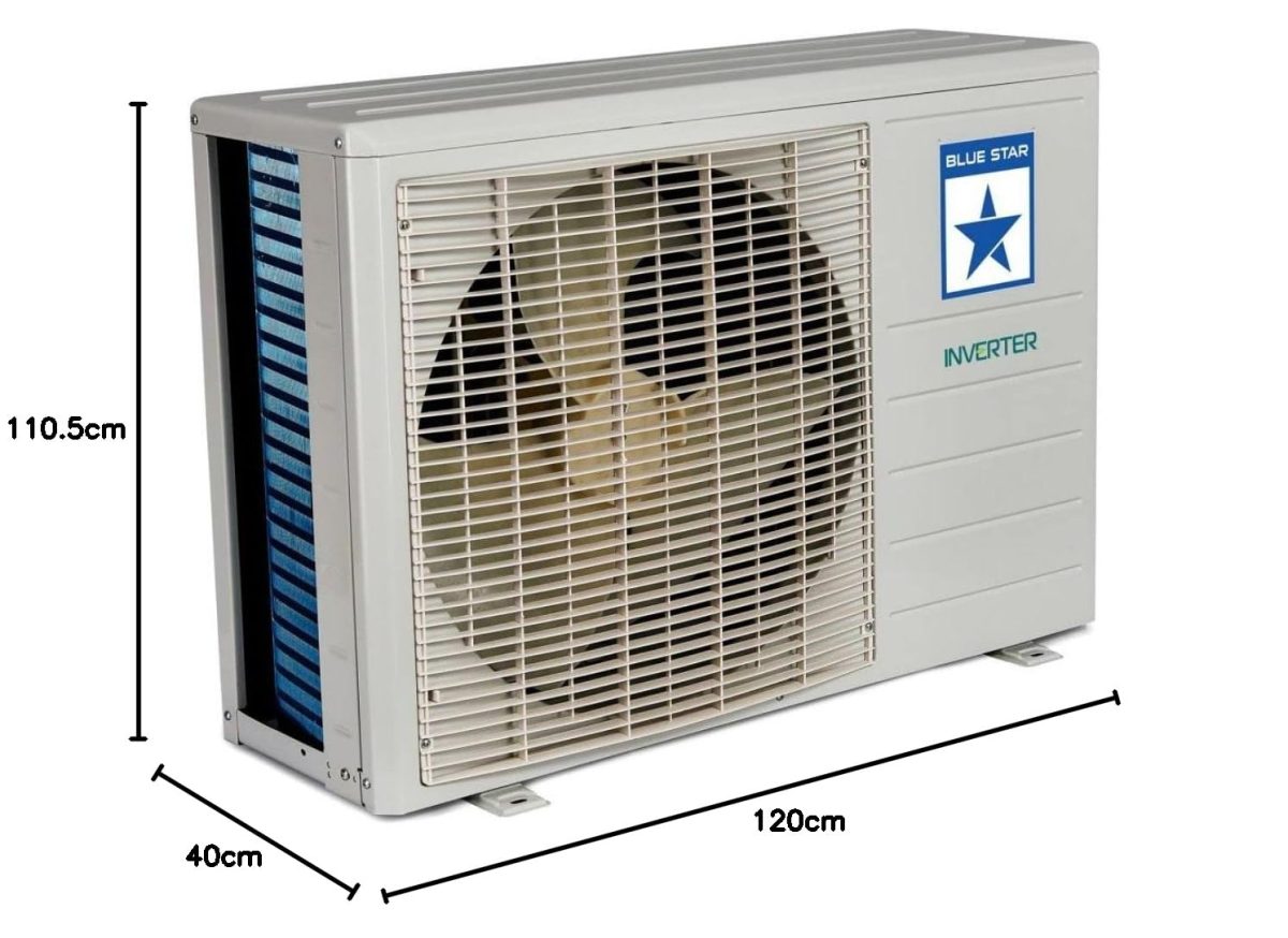 Blue Star 5 in 1 Convertible 1.5 Ton 5 Star Inverter Split Air Conditioner with Self Diagnosis & Copper Condenser (White, IC518RNU) - Image 9