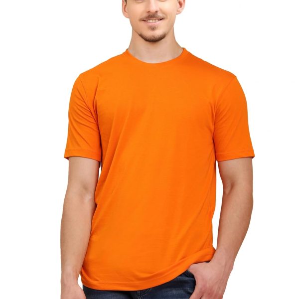 ENCIGER® Men's Regular Fit Plain T-Shirt | Soft Cotton Crew Neck Casual T-Shirt for Men | Half Sleeve Solid Tee