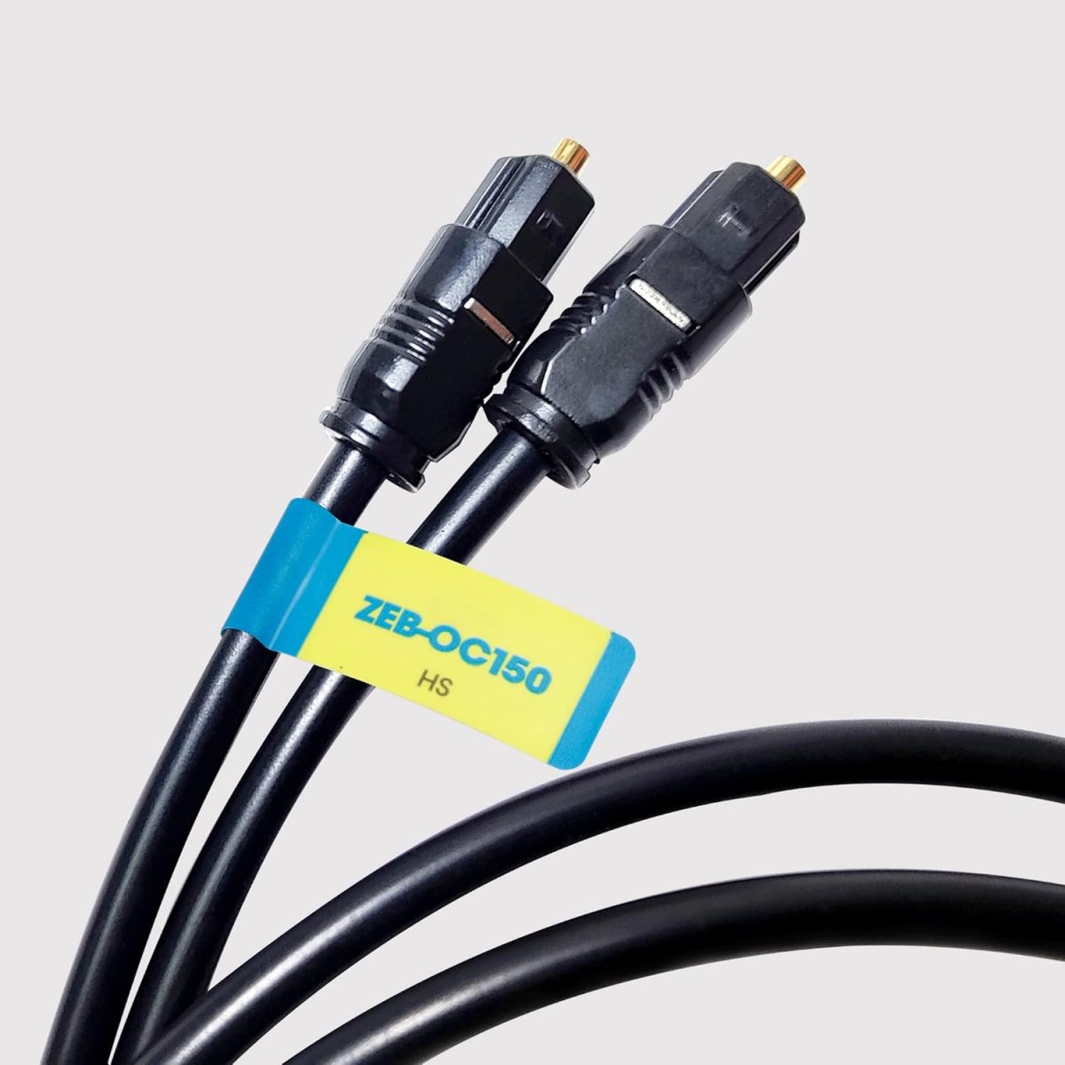 ZEBRONICS OC150 Optical Cable Supporting Dolby Digital Plus with 8 Channel (7.1) Audio support, 1.5 meter, Transmission, for Smart TV, AV Receivers and More, Black - Image 2