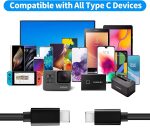 Samsung 45W Original Type C to C 1M Fast Charging USB C Cable High-Speed & Data Transfer Compatible with Samsung S25/S25+/S24/S24+/S23/S23+/S22/5G/Ultra/Plus/Fe/Edge/S- Type-C Cord, Black - Image 8
