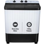 NU 6.5 Kg Semi-Automatic Top Load Washing Machine (WSTLP65GD, Grey) 2023 Model