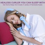 Women Heatless Curling Rod Headband, No Heat Curl Ribbon with Hair Clips and Scrunchie, Sleeping Curls Silk Ribbon Hair Rollers - Image 4