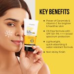 Dr. Sheth's Ceramide & Vitamin C Oil-Free Sunscreen SPF 50+ PA++++ | Clinically Tested- (In -Vivo) | For Healthy & Bright Skin | Lightweight & Non Greasy | For UVA/UVB & Blue Light & IR Protection | No white cast | For Oily Skin | For Men & Women | 50 g - Image 3