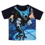 Batman Boy's Solid Regular Fit T-Shirt
