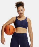 Jockey MI11 Plus Size Sports Bra | Wirefree | Non Padded | Full Coverage with StayFresh Treatment | Microfiber Elastane Fabric - Image 5
