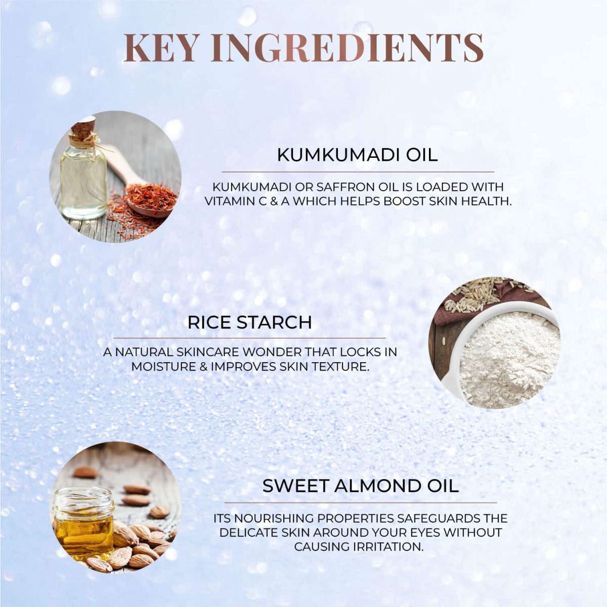 Just herbs 8 in 1 Herbal Metallic-shimmer finish, Long Lasting & Ultra Smooth Eye Shadow Lidsticks with Kumkumadi - 12gm - Image 6