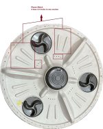 KaaShri® Pulsator Compatible with LG Semi Automatic Washing Machine (Match The Size & Design Then Buy) - Image 3