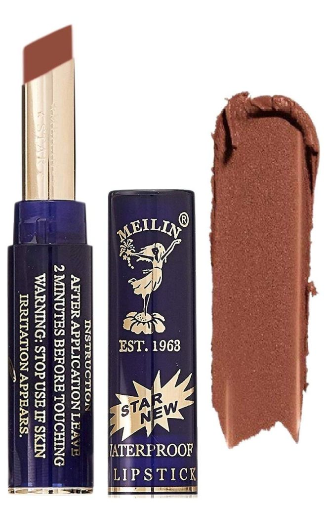AYA Meilin Non Transfer Waterproof Matte Lipstick, Matte Finish, 3.2 g - Nutmeg