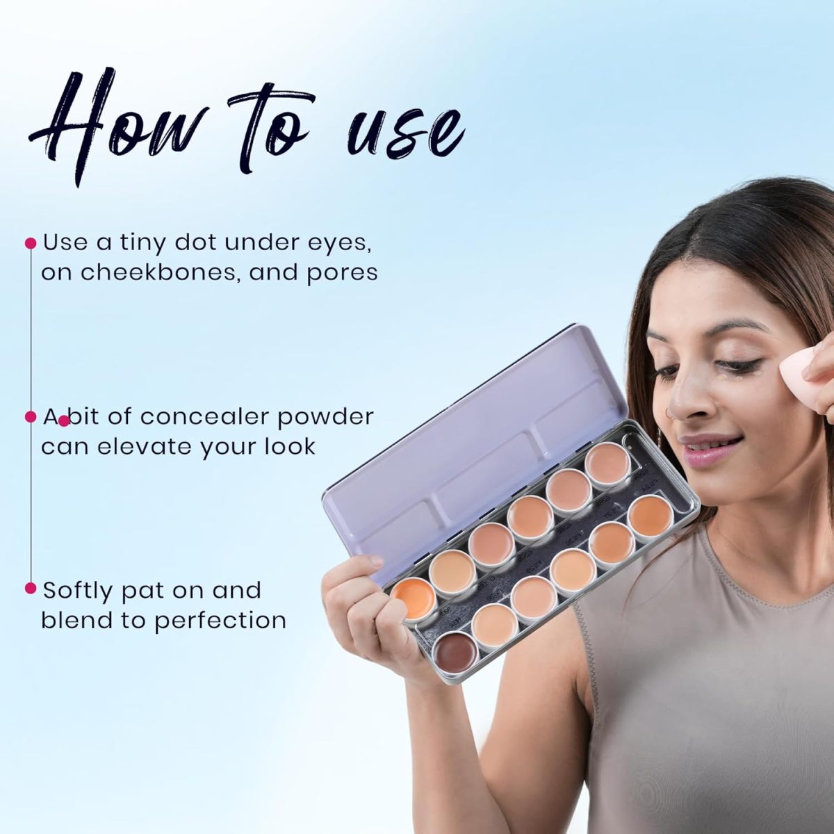 HUDA GIRL 2in1 Supracolor Foundation & Concealer for Women - Neutralizes Redness, Hide Dark Spots, Minimizes Pores, Ideal for Oily & Dry Skin Face Makeup - Waterproof, Long Lasting, full coverage Foundation - Image 3