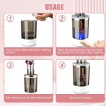 Electric Makeup Brush Cleaner,USB Automatic Cosmetic Brush Cleaner,Upgraded Electric Makeup Brush Cleaner for All Size Beauty Makeup Brushes,Auto-Rotating Brush Cleaner Deep Cleaning(Multi) - Image 4