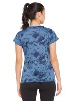 Clovia Women's Comfort-Fit Active Text Print T-Shirt with Reflective Sticker - Image 4