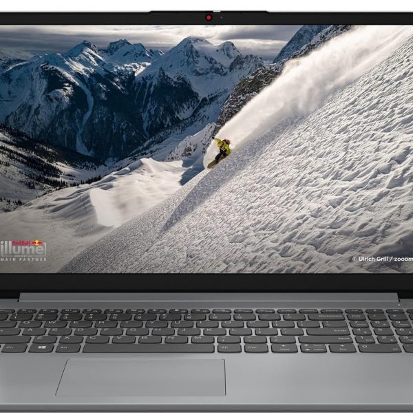 Lenovo IdeaPad 1 AMD Ryzen 5 7520U 15.6" HD Thin and Light Laptop (8 GB/512GB SDD/Windows 11 Home/1Yr Warranty/Cloud Grey/1.58Kg), 82VG00ESIN