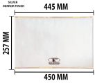 TIKSHA ENTERPRISES (445=450) 275 MM TOUGHENED Glass with Silver Bidding Compatible for Samsung Single Door. - Image 2