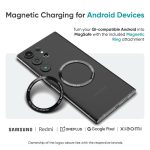 Ambrane 10000mAh MagSafe Powerbank with Stand 22.5W Wired & 15W Wireless Fast Charging Dual Input (Type-C & Lightning) | Triple Output | for iPhone 16/15/14/13/12 & Android Devices (PB11, Black) - Image 4