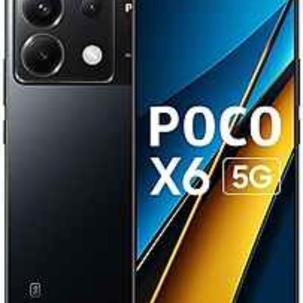 POCO X6 5G (Mirror Black, 8 GB RAM 256 GB Storage)
