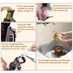 AGARO Imperial Slow Juicer, Professional Cold Press Whole Slow Juicer, 240 Watts Power Motor, 3 Strainers, All-in-1 Fruit & Vegetable Juicer, Grey/Black - Image 6