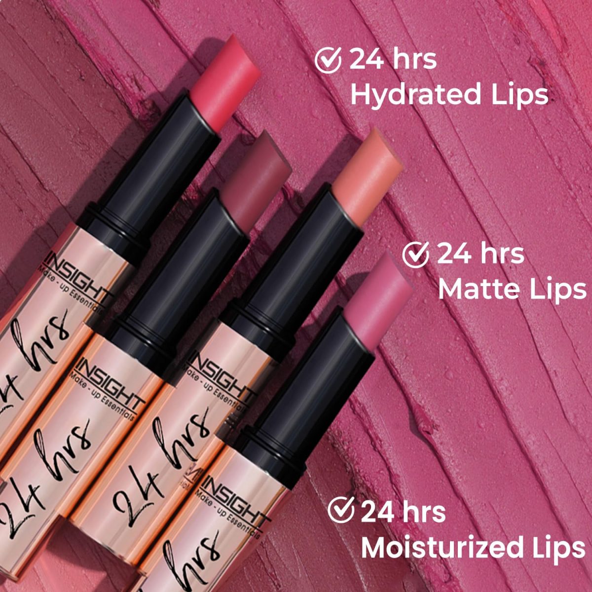 INSIGHT COSMETICS 24 HRS NON TRANSFER MATTE LIPSTICK (LL03-05) - Image 6