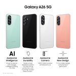 Samsung Galaxy A26 5G (Awesome Peach, 8GB, 128GB) | Awesome Intelligence (AI) | Circle to Search | Gemini Live | FHD+ sAMOLED Display | 50MP OIS Camera | IP67 Rated - Image 2