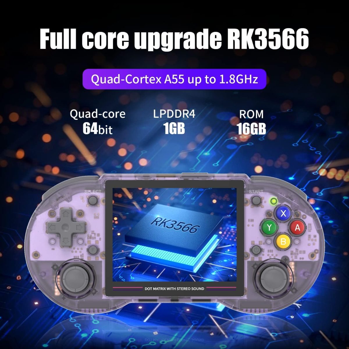 New World RG353PS Retro Handheld Game Console, Single Linux System,Plug & Play Video Games 3.5 Inch IPS Screen 128G TF Card +Support PSP Games - Image 5