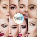 Eyebrow Stamp and Eyebrow Stencil Kit, Long Lasting Brow Stamp Kit for Perfect Eyebrow Makeup, Easy to Use, 3 Reusable Eye Brow Stencil Kit for Women Beginners (Dark Brown) - Image 8