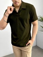 madfrog Men Polo Neck Mario Polyester Blend Half Sleeve Solid Casual T-Shirt | Polo T-Shirt for Men - Image 5