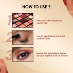 Glam21 Celeste Professional Eyeshadow Palette | Highly Pigmented |40 Selected Shades| Matte & Shimmer Shades - 50Gm |02- Blissful - Image 5