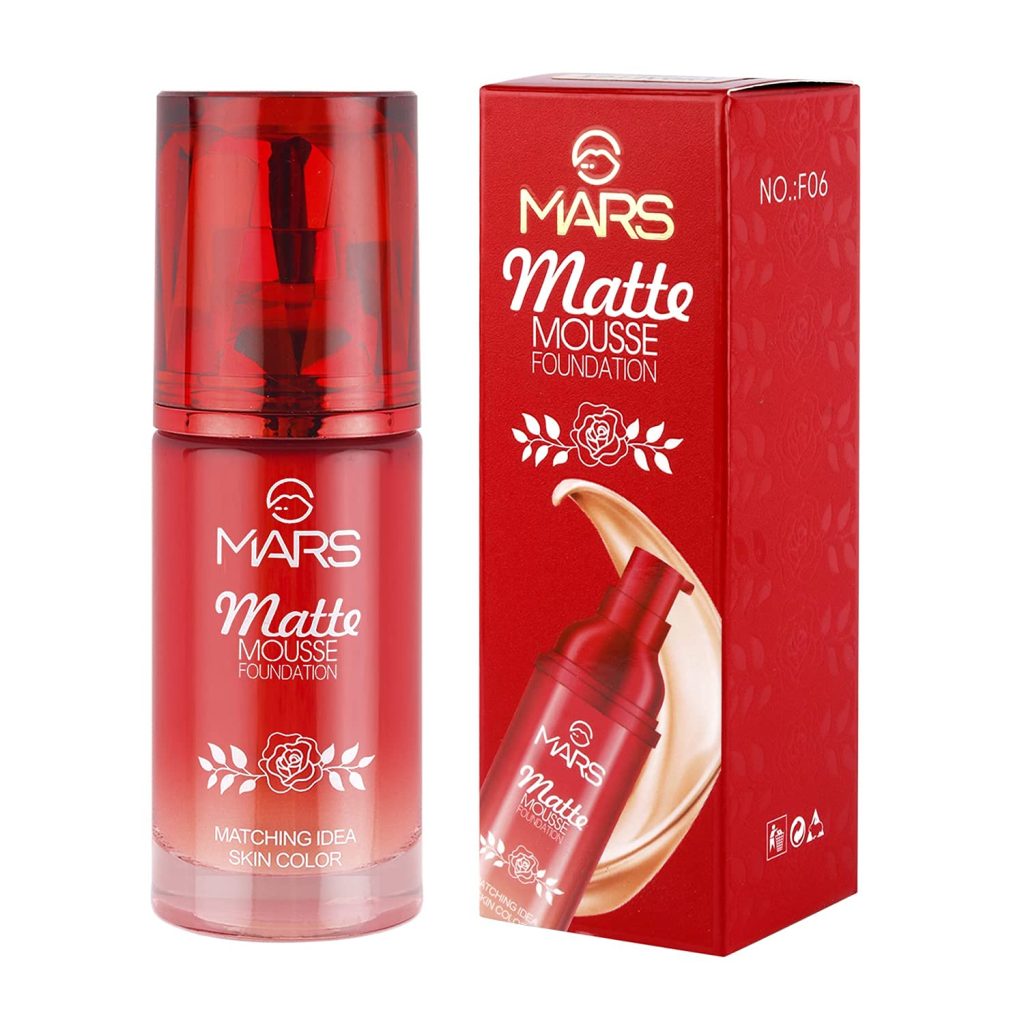Matte Mousse Foundation Light Weight Waterproof F06 60ml (Shade 101-Ivory)(Pack of 1)