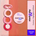 Blue Heaven Stack & Slay Multi Task Trio Countor, Blush & Highlighter For Face Makeup Fights Skin Aging, Nourishing & Moisturizing, Sunshine Light 5.4g - Image 2