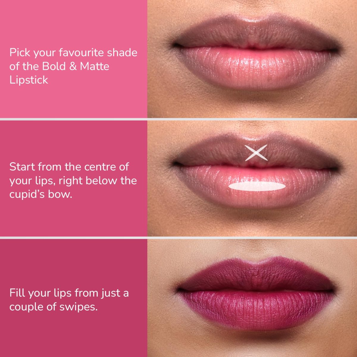 Mila Beauté Bold & Matte Long-Lasting Lipstick | Highly Pigmented Soft Matte Finish | Lightweight & Hydrating with Jojoba Oil | Shade - (Toasted 4.2g) - Image 5
