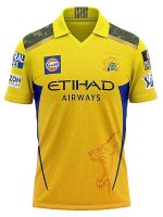 Sports Cricket CSK Jersey New 2025 Dhoni 7 MSD 18 T-Shirts (Kid's, Boy's& Men)
