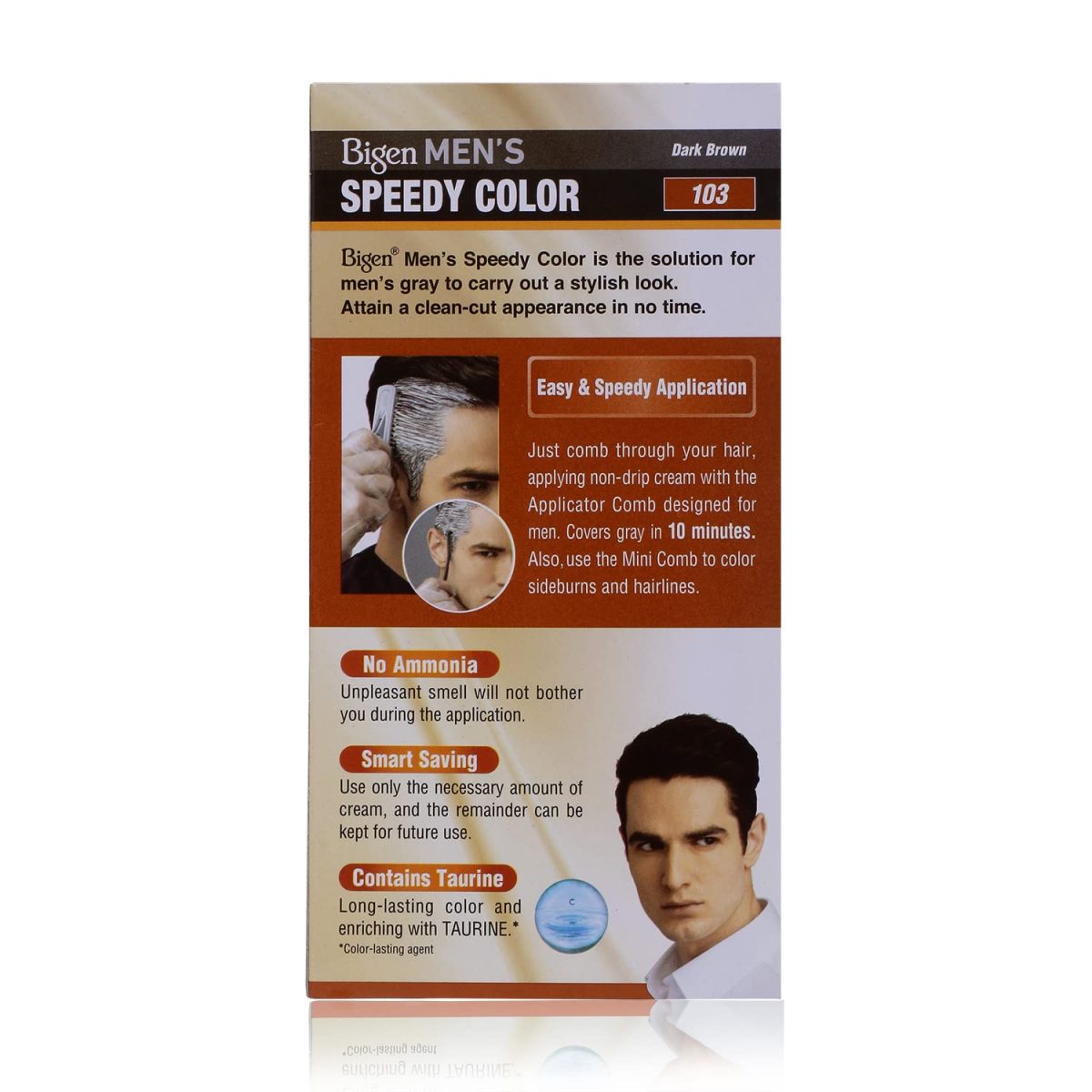 Bigen Men's Speedy Color, Hair Color, 80g - Dark Brown 103 (Pack of 1) - Image 3