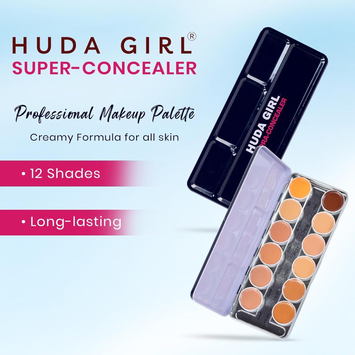 HUDA GIRL 2in1 Supracolor Foundation & Concealer for Women - Neutralizes Redness, Hide Dark Spots, Minimizes Pores, Ideal for Oily & Dry Skin Face Makeup - Waterproof, Long Lasting, full coverage Foundation - Image 2