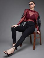 Miss Chase Women's Skinny Fit High/Mid Rise Regular Length Stretchable Denim Jeans - Image 6