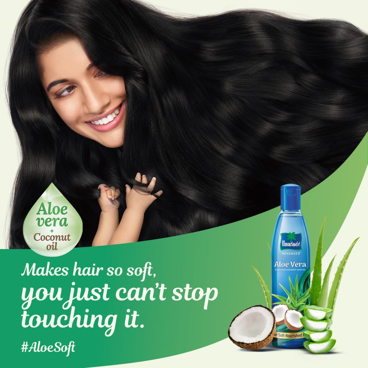 Parachute Advansed Aloe Vera Enriched Coconut Hair Oil, 250 ml - Image 7