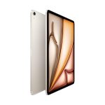 Apple iPad Air 13″ with M3 chip: Built for Apple Intelligence, Liquid Retina Display, 128GB, 12MP Front/Back Camera, Wi-Fi 6E + 5G Cellular, Touch ID, All-Day Battery Life — Starlight - Image 2