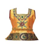 AMIRTHA FASHION Girls Traditional Lehenga Choli RATHI CHILD PATTU(AMFRPSTGM) - Image 2