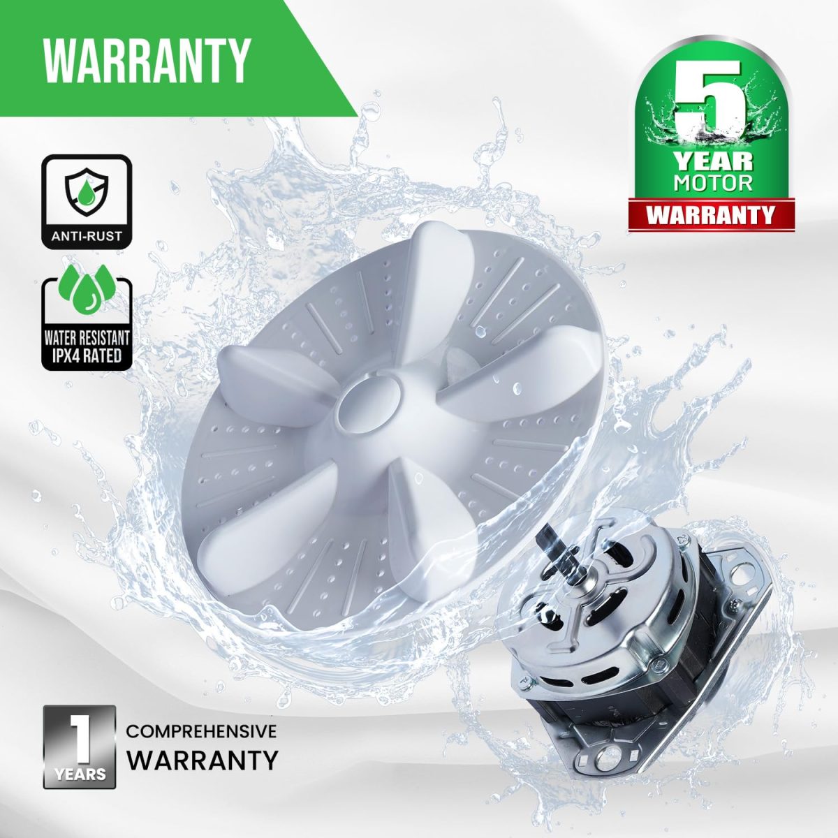 NU 6.5 Kg Semi-Automatic Top Load Washing Machine (WSTLP65GD, Grey) 2023 Model - Image 5