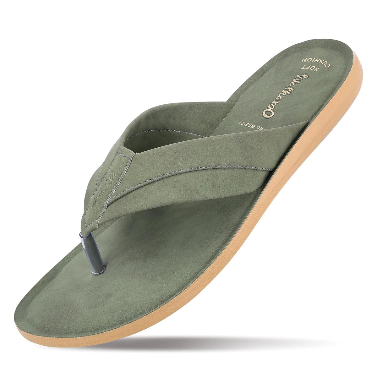 WALKAROO Men's Sandals|Flip Flop Sandal For Men's|Light Weight and Comfortable|Perfect casual Wear|WG5127 - Image 5