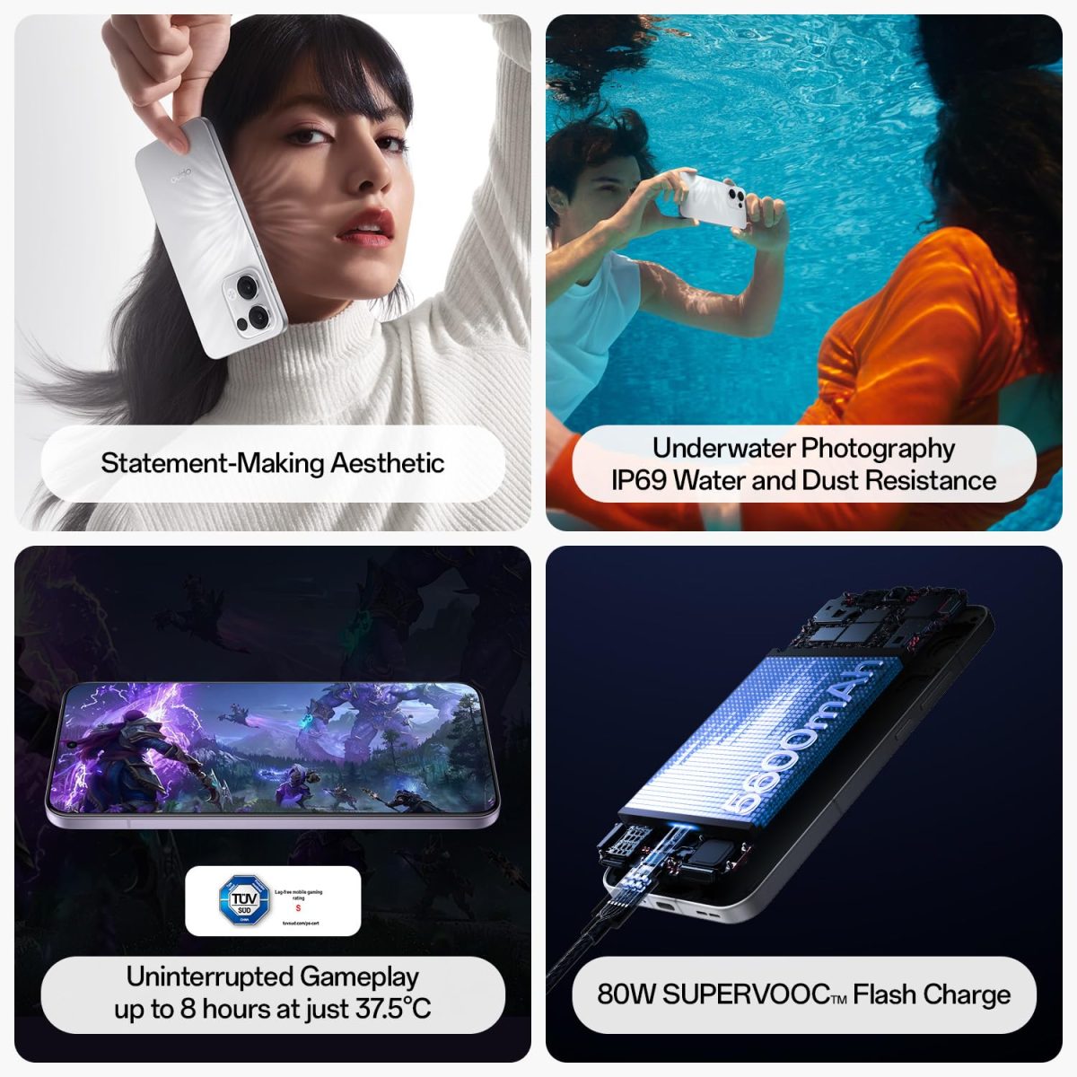 OPPO Reno13 5G (Sky Blue, 8GB RAM, 256GB Storage) - Image 3