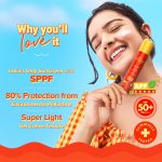 Aqualogica Detan+ Dewy Sunscreen SPF 50+ PA++++ with Cherry Tomato & Hyaluronic Acid - 50 g | Broad Spectrum SPF 50+ PA++++ | UVA/B & Blue Light Protection | Anti-Pollution Factor (APF) Technology | Removes Tanning | Fragrance-Free & No White Cast | For Detan & Even Skin - Image 2