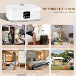 Tomletick Electric Cloth Warmer - Portable Cloth Warming Machine for Home, Warming Bag, and Towel Rack - Automatic Wet Clothing Air Warmer,White,Acrylonitrile Butadiene Styrene - Image 6