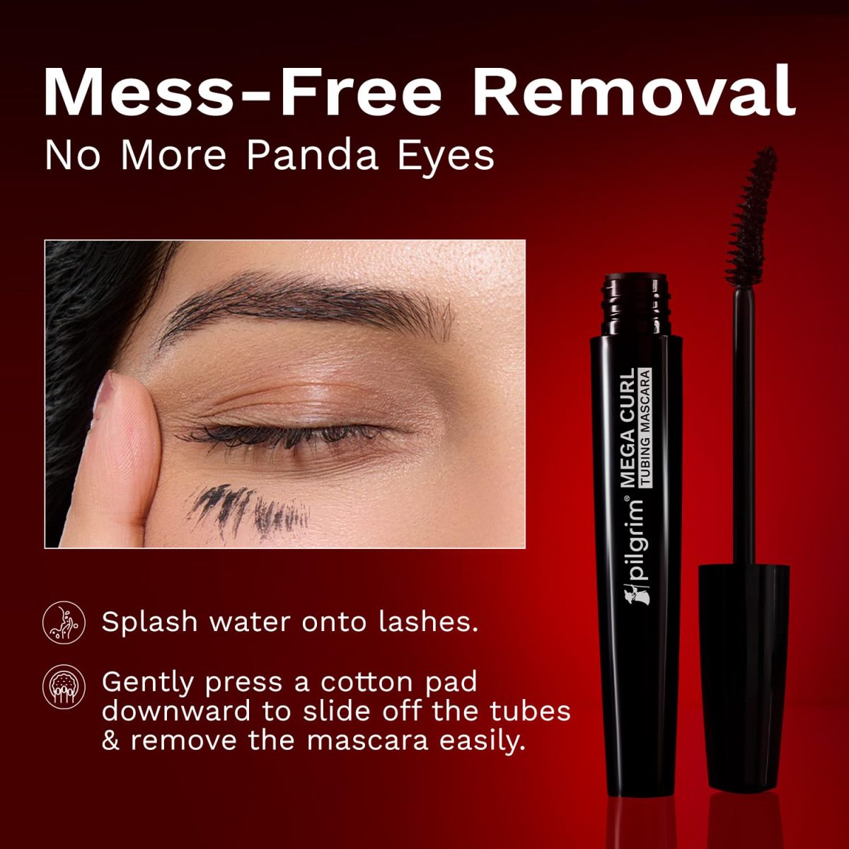 Mega Curl Tubing Mascara Next-Gen Tubing For All-Day, Smudge-Proof Curls - Black Icon-01 - Image 8