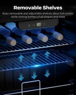 Danby USA 55 L Inverter Toughened Glass Door Mini Fridge with LED Interior Light & Touch Control for Indian Home, Office or Bar with 1 Year Warranty (Black) - Image 5