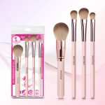 Majestique Face Makeup Brush Set of 4 - Professional Makeup Brushes for Powder, Blush, Eyeshadow & Eyebrow - Essential Makeup Brush Set for Beginners & Pros - Image 3