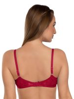 DAISY DEE Women Lace Pattern Printed Full Coverage Non-Padded Seamless Wire-Free Full Support Regular Cotton Bidal/T-Shirt Bra - NVLR - Image 7