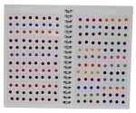 Multicolor Book Mini Small Size Kumkum bindi book Forehead Sticker Tikli Multi Bindi Booklet for Girls 948 Multi Bindi Book