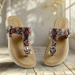 KazarMax Amelia Lightweight | Cushioned | Bounce Back | Floral Printed Flat Thong Sandals For Women - Image 5