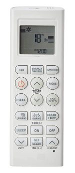 5 Years Warranty Air Conditioner Remote Compatible for LG Split AC Remote Control [ Compatible for Lg Ac Remote ] [ AC-36I ], White - Image 2