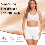 HSR Women's Cotton Ice silk safety pants Mid Waist seamless anti-slip non-curling Shorties/Underskirt Shorts (One size Fit to 30-38 inch) - Image 4