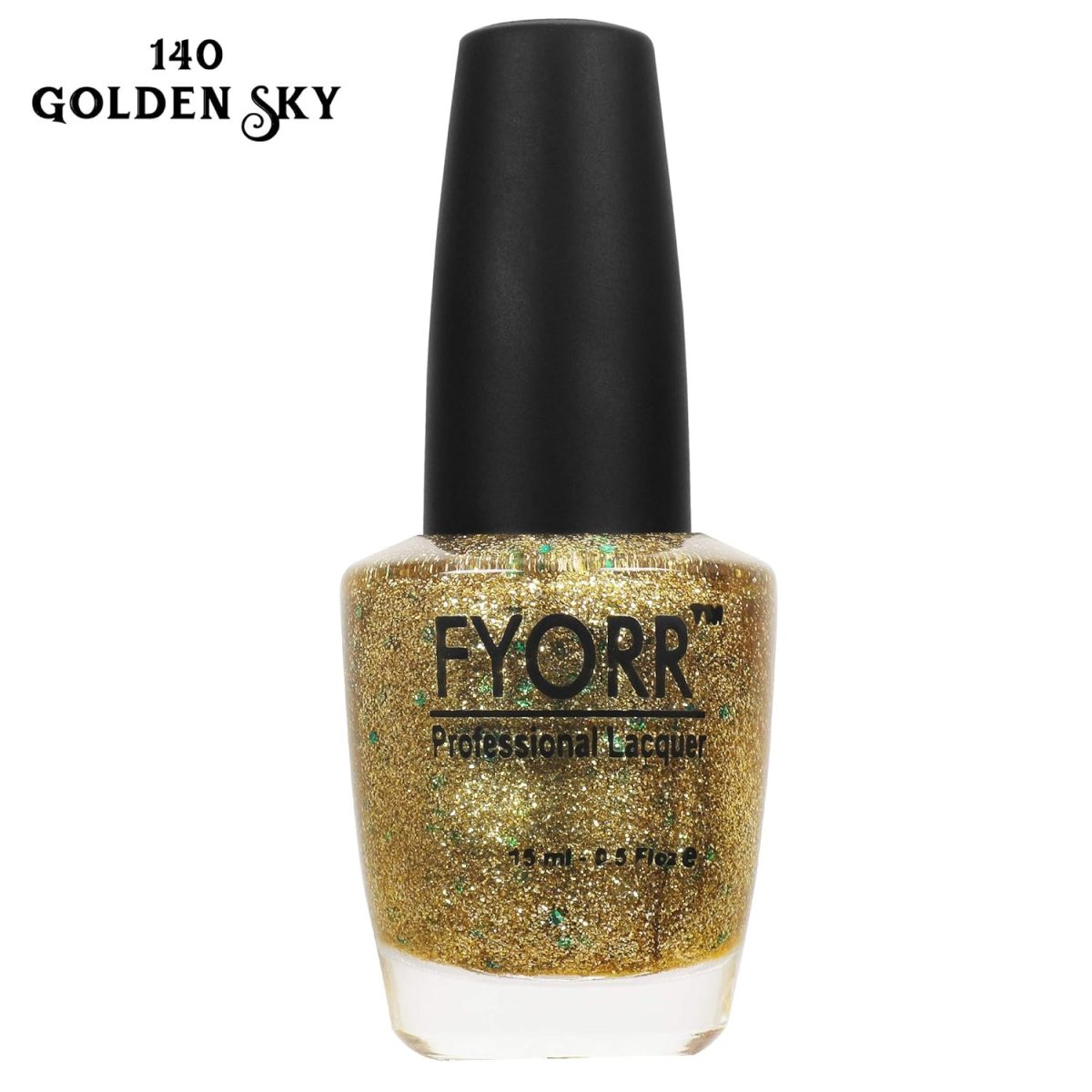 Fyorr Long Lasting And Pigmented Nail Polish Enamel Color, Matte Finish (Golden Golden) (15Ml) - Image 6